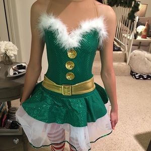 Elf holiday costume